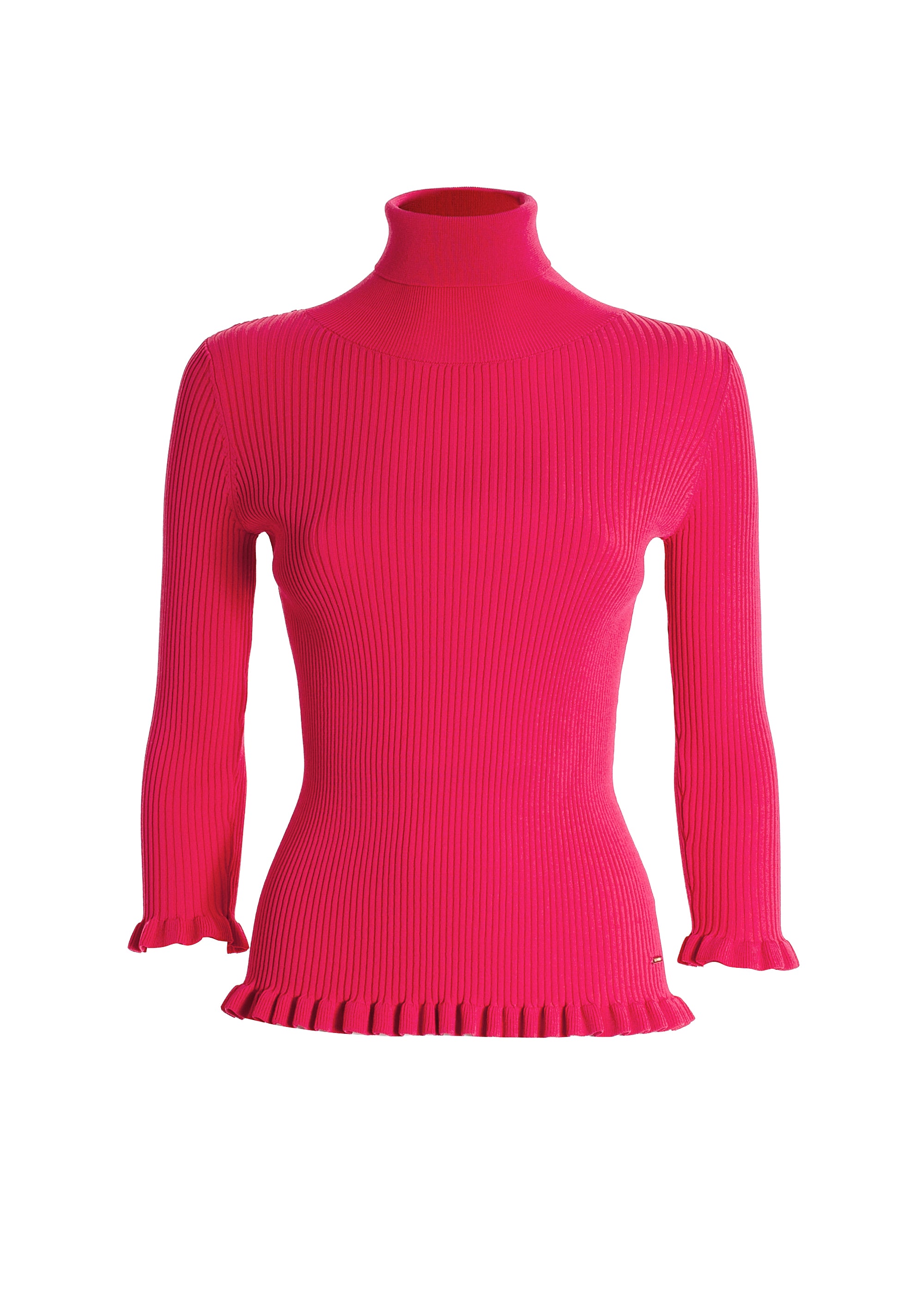 Knitwear tight fit with rib stitch Fracomina FR21WT7011K41401-625_06