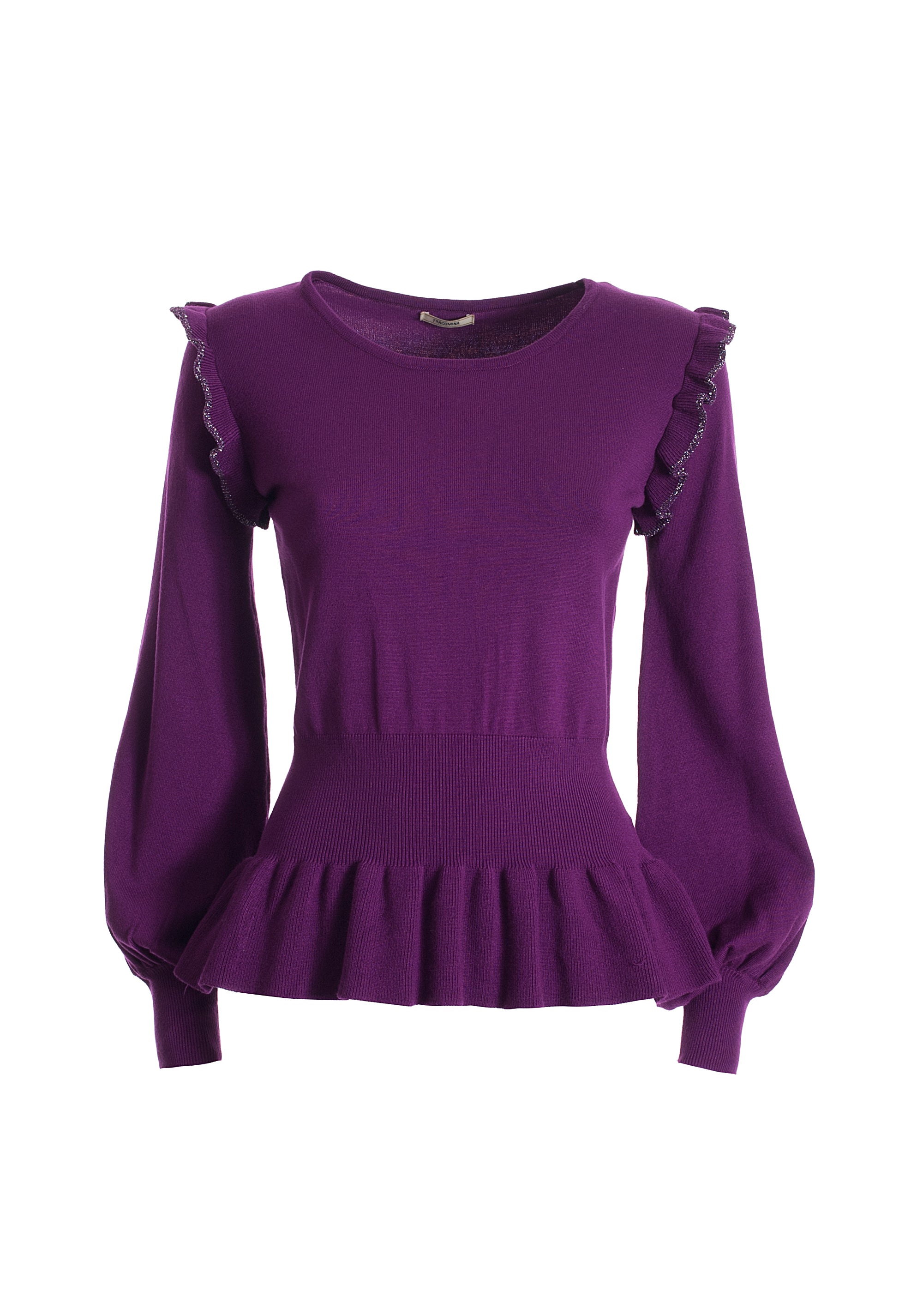 Knitwear tight fit with frills Fracomina FR21WT7027K42101-335_06