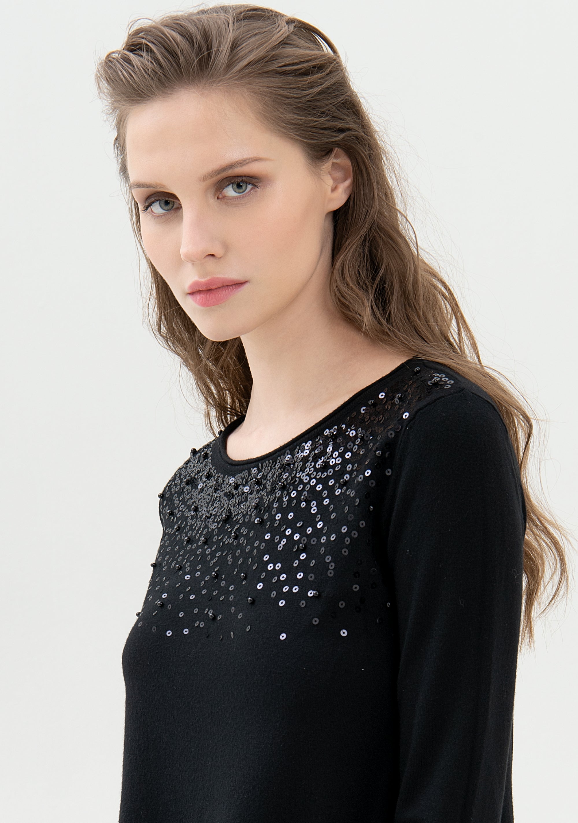 Knitwear wide fit with sequins Fracomina FR21WT7031K41201-053_03