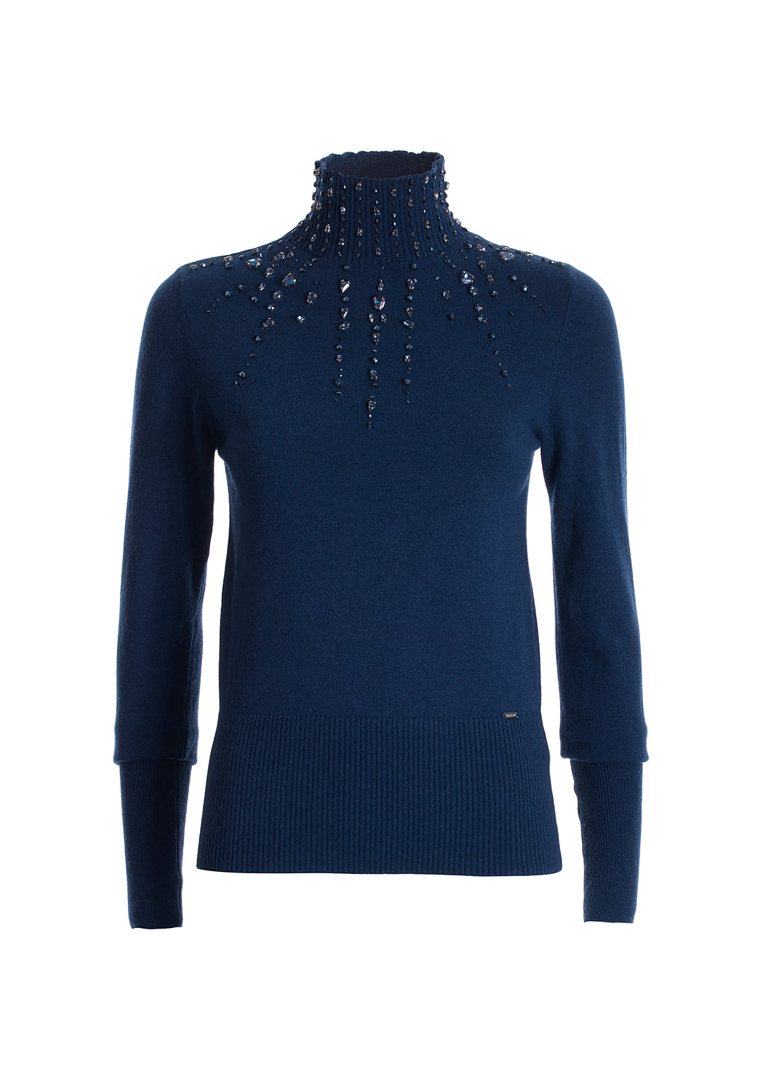 Knitwear tight fit with high neck