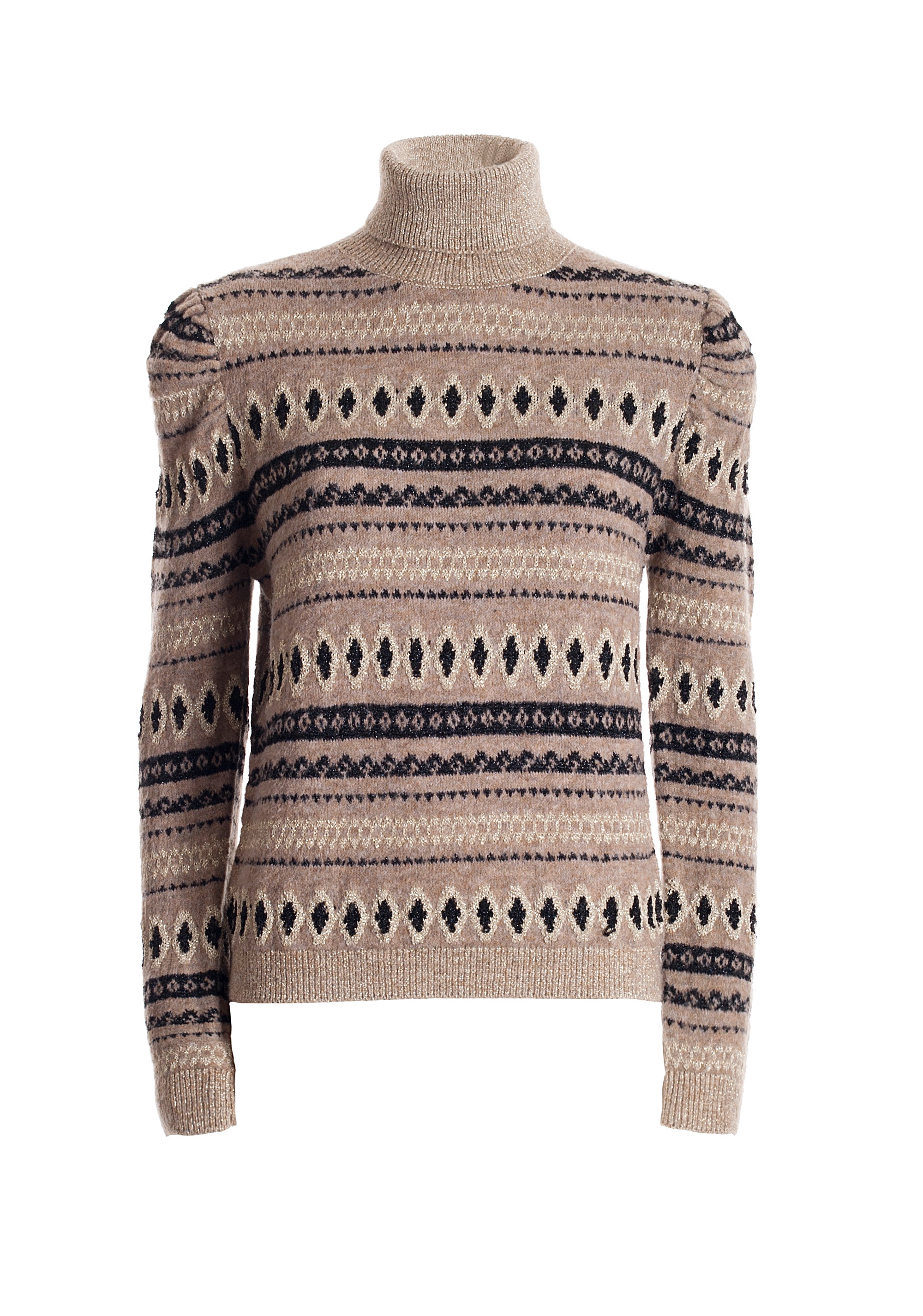 Knitwear regular fit with geometric jacquard effect Fracomina FR21WT7059K457F8-E08_06