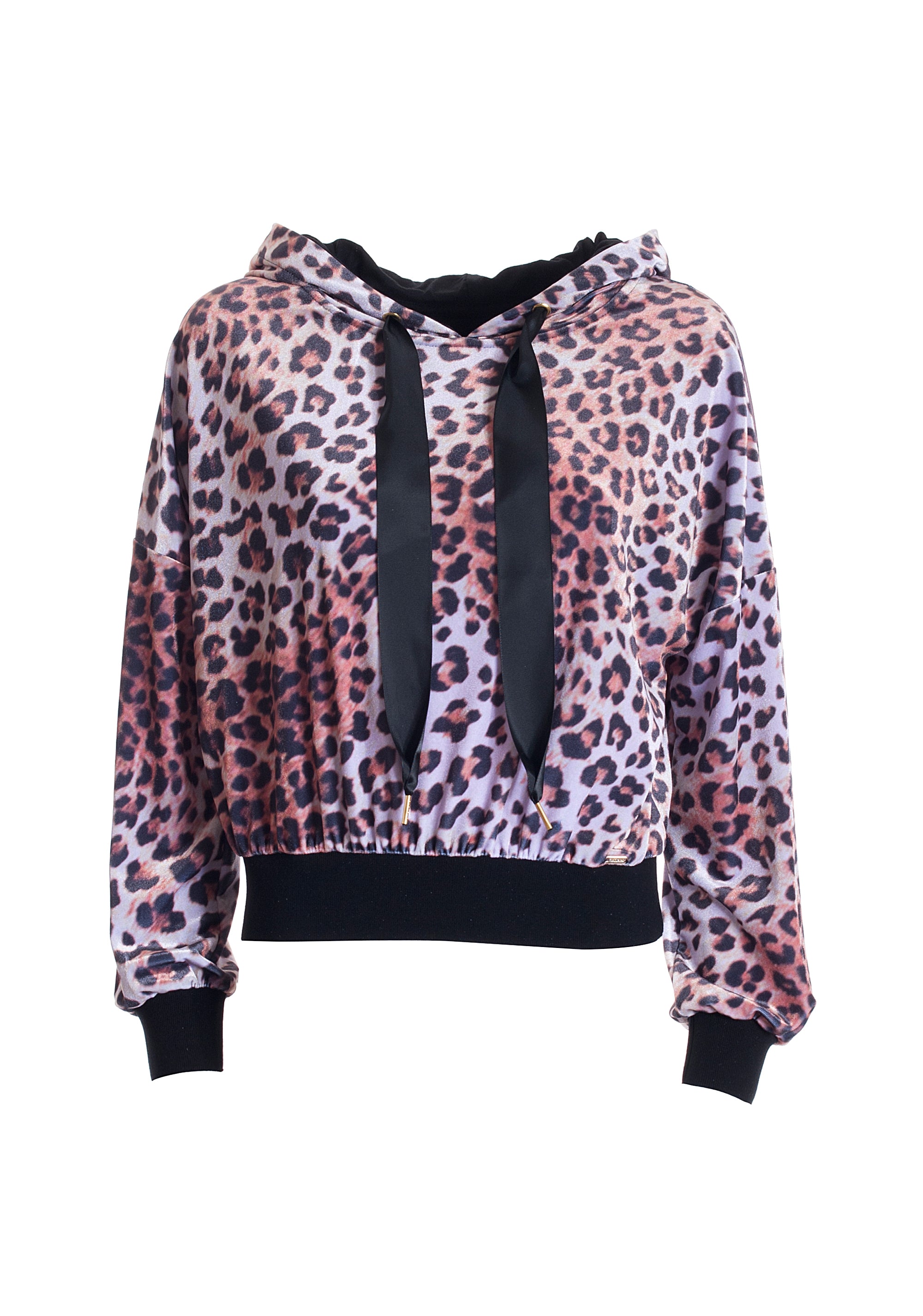 Sweater cropped with animalier pattern Fracomina FR21WT9014F429N4-210_06