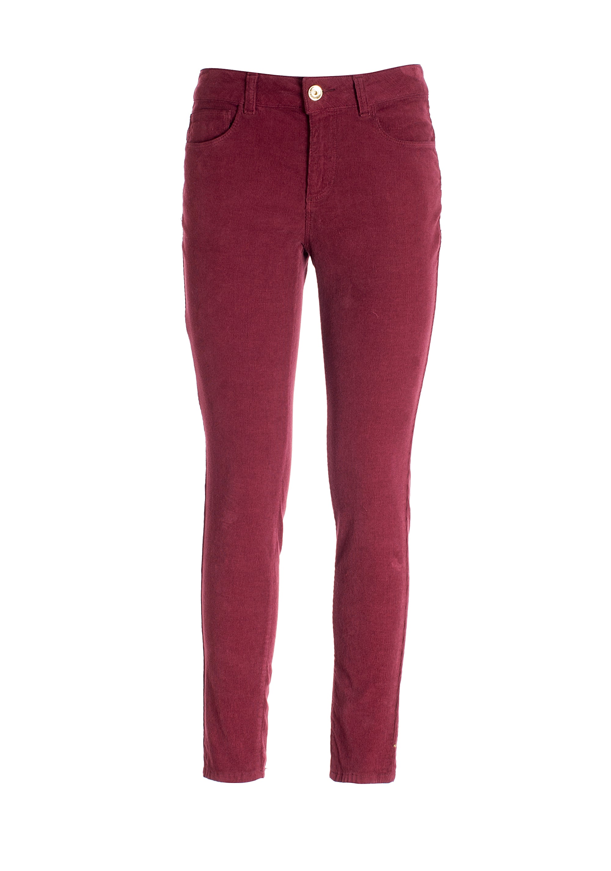 Jeans skinny fit with push-up effect made in needlecord velvet Fracomina FR21WV8025W401C7-087