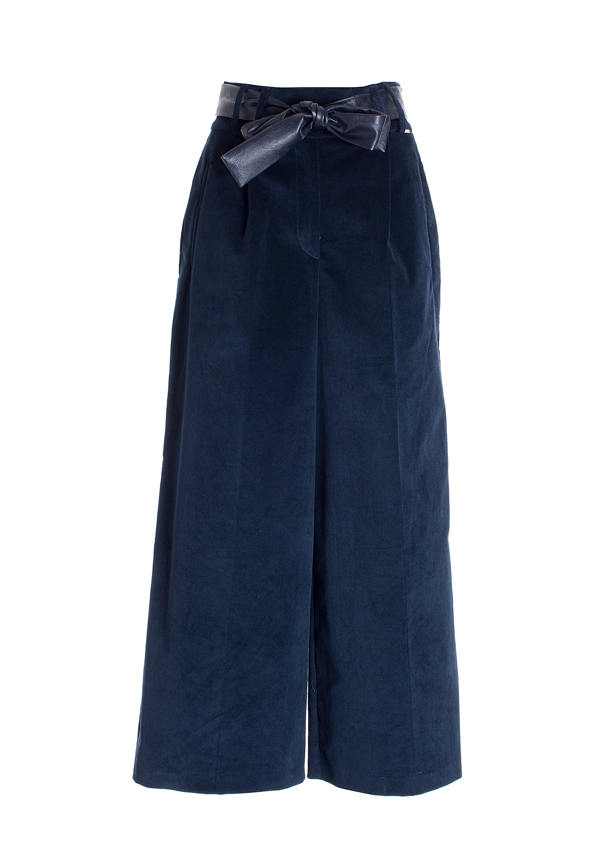 Culotte pant wide fit made in velvet Fracomina FR21WVB002W40101-117_06