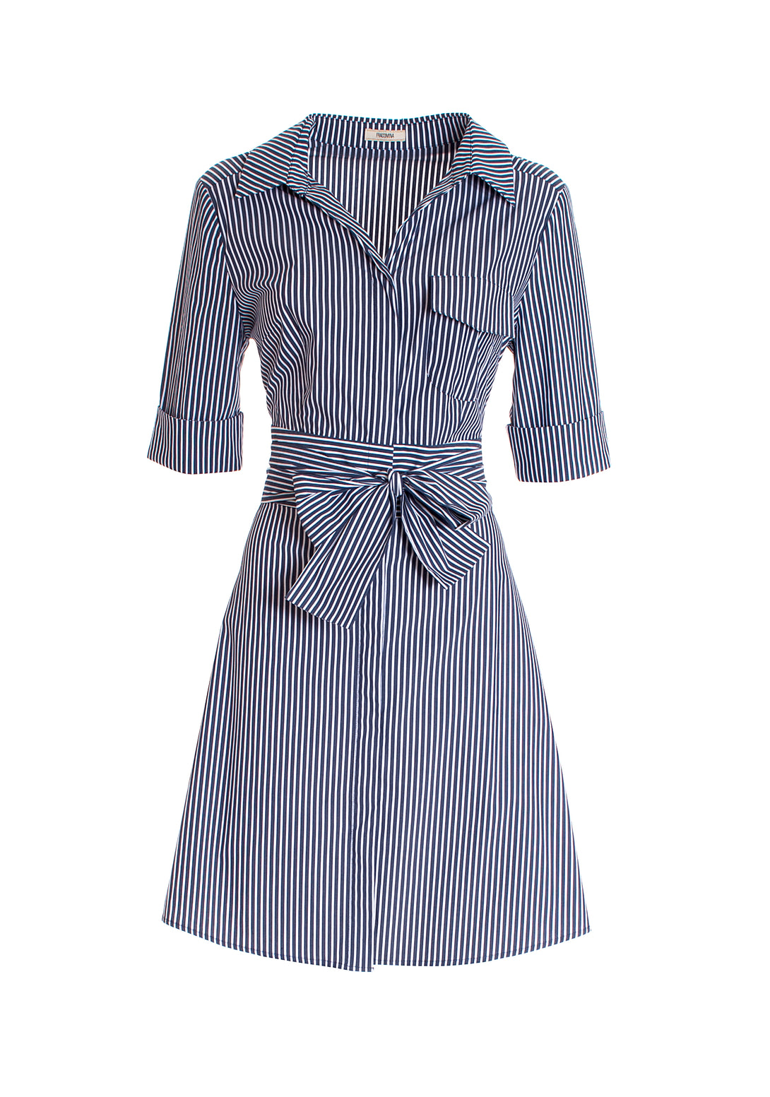 Chemisier dress regular fit with stripes