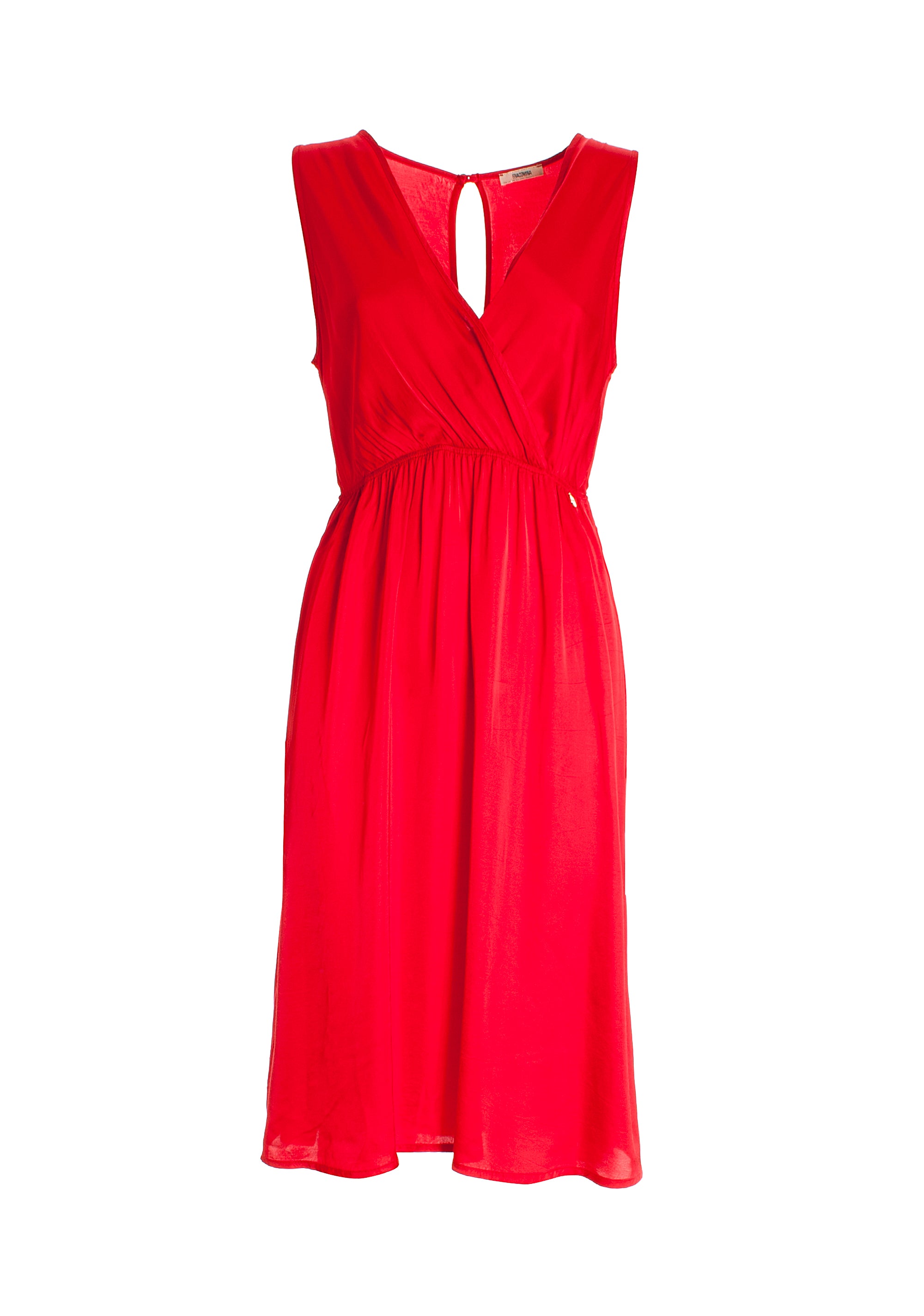 Dress made in viscose with no sleeves Fracomina FR22SD1045W41301-234_6