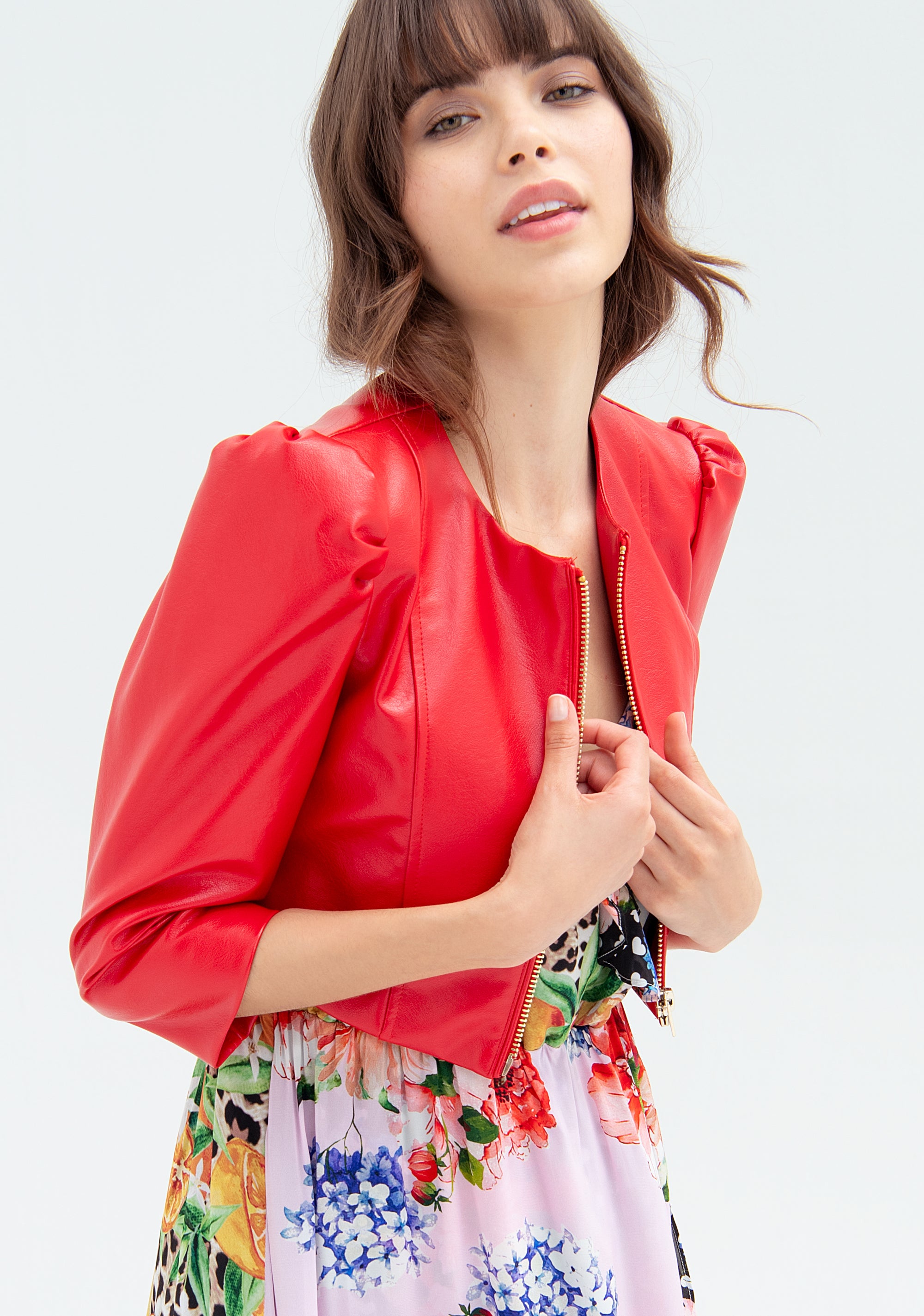 Bolero jacket cropped Fracomina FR22SJ1008E40001-234_2