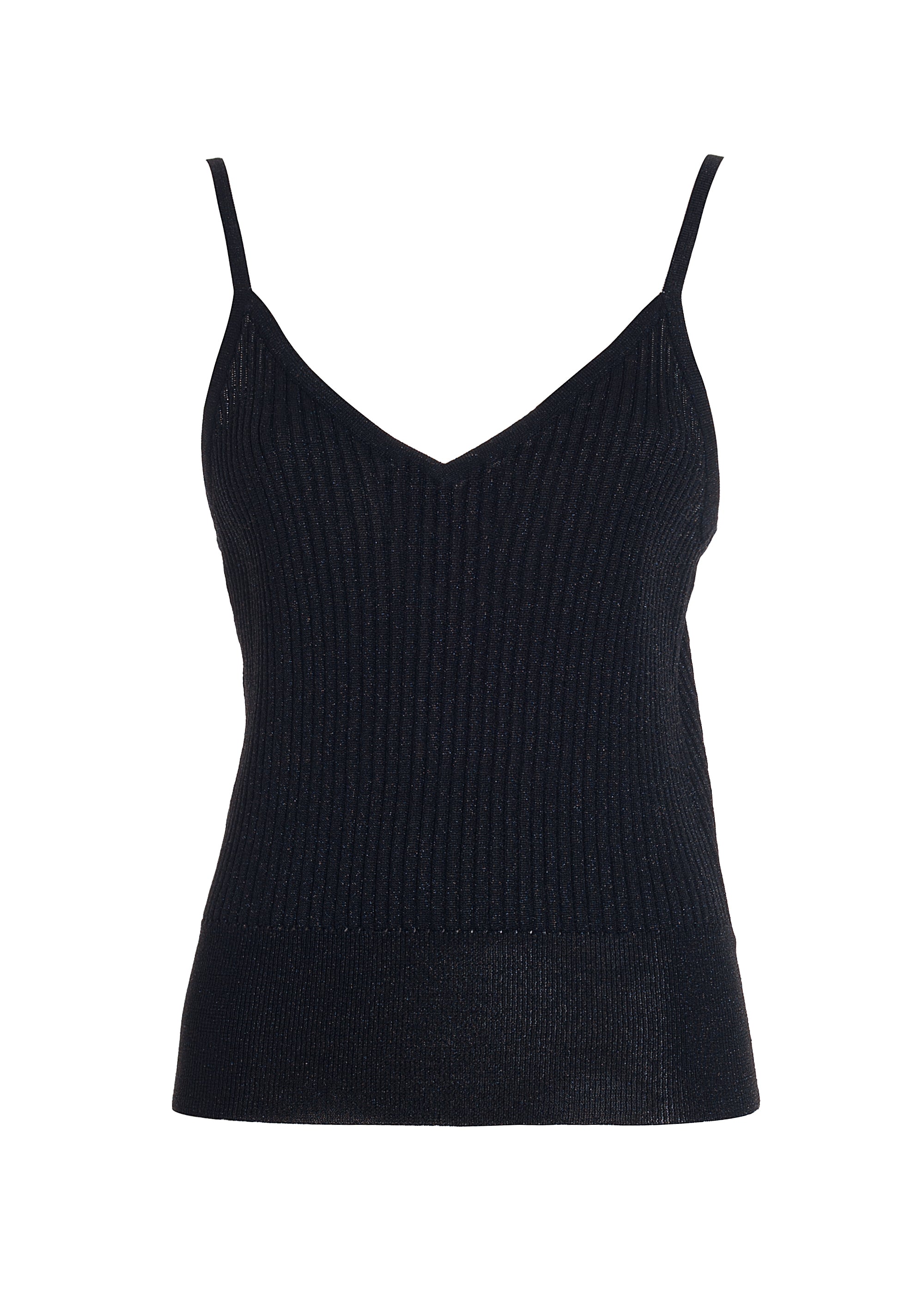 Knitted tank top slim fit with ribs Fracomina FR22ST4002K417Q7-053_6