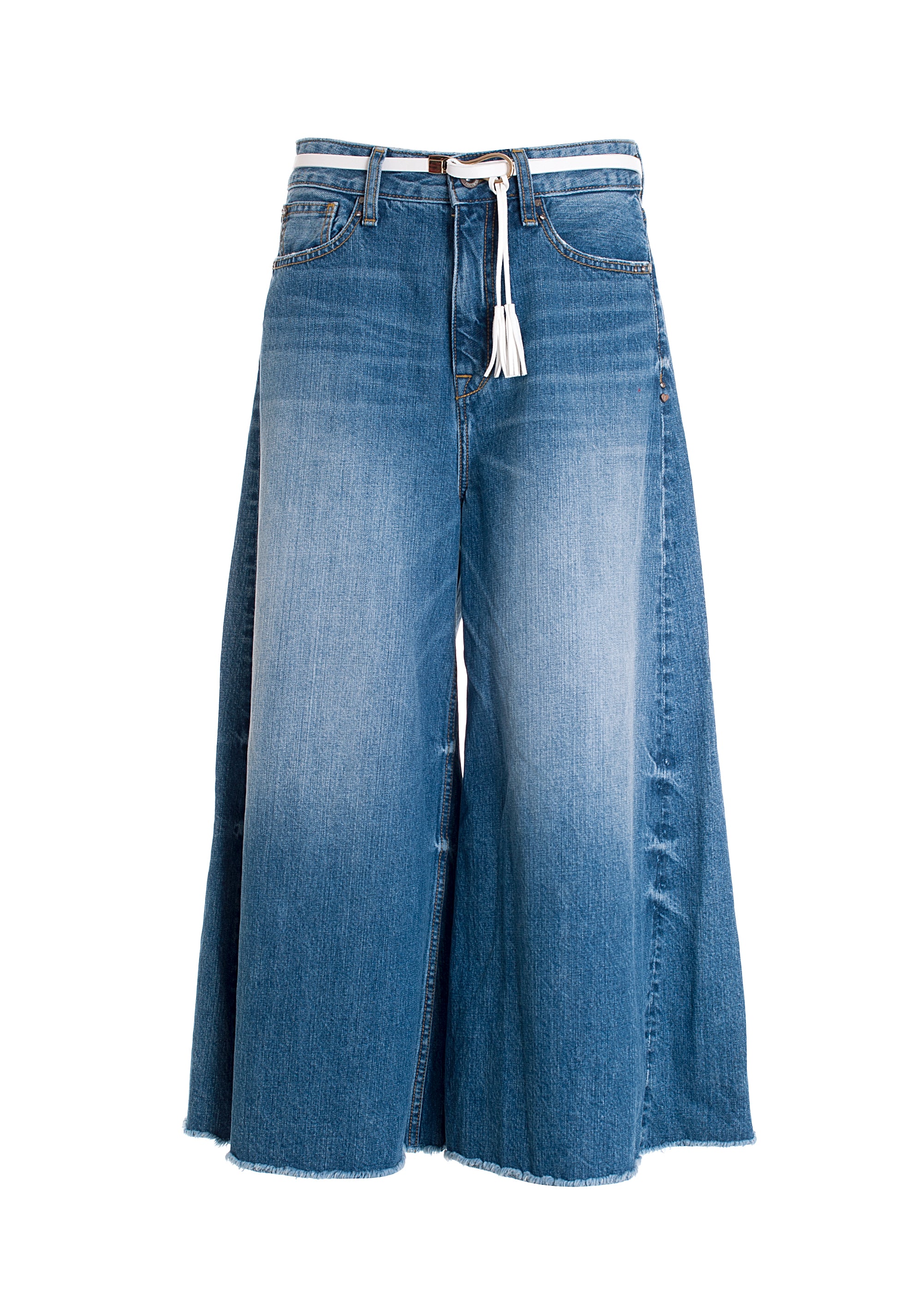 Jeans flare made in denim with middle wash Fracomina FR22SVB008D41902-277_6