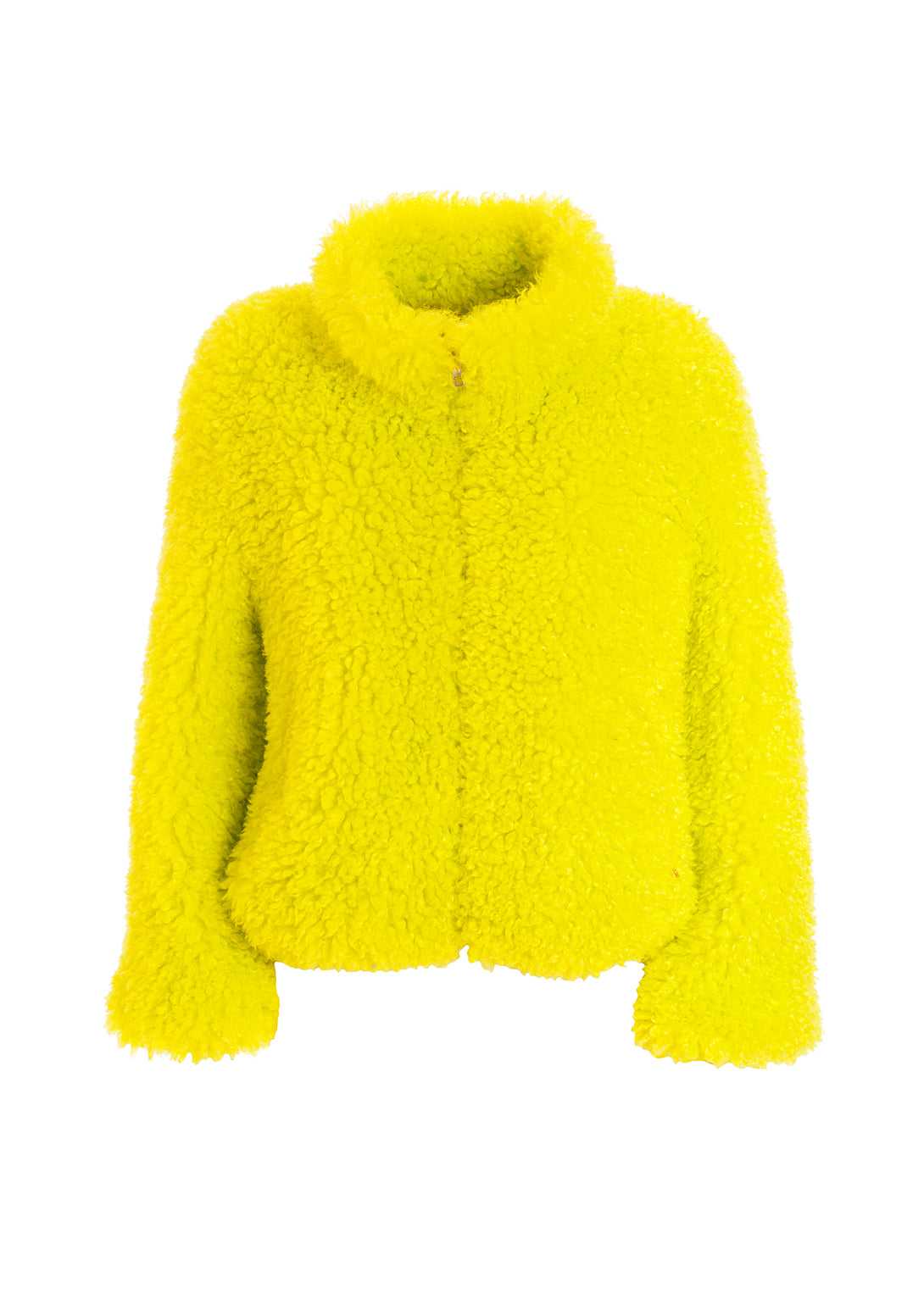 Jacket regular fit made in eco fur
