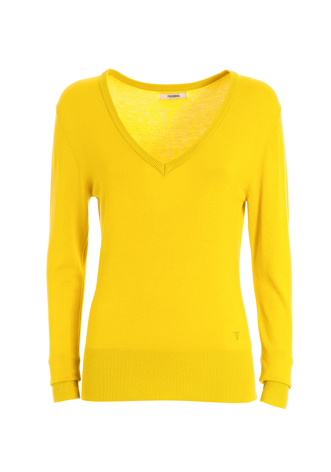 Knitwear regular fit with V-neck drop-FRACOMINA – Fracomina Shop Online ...