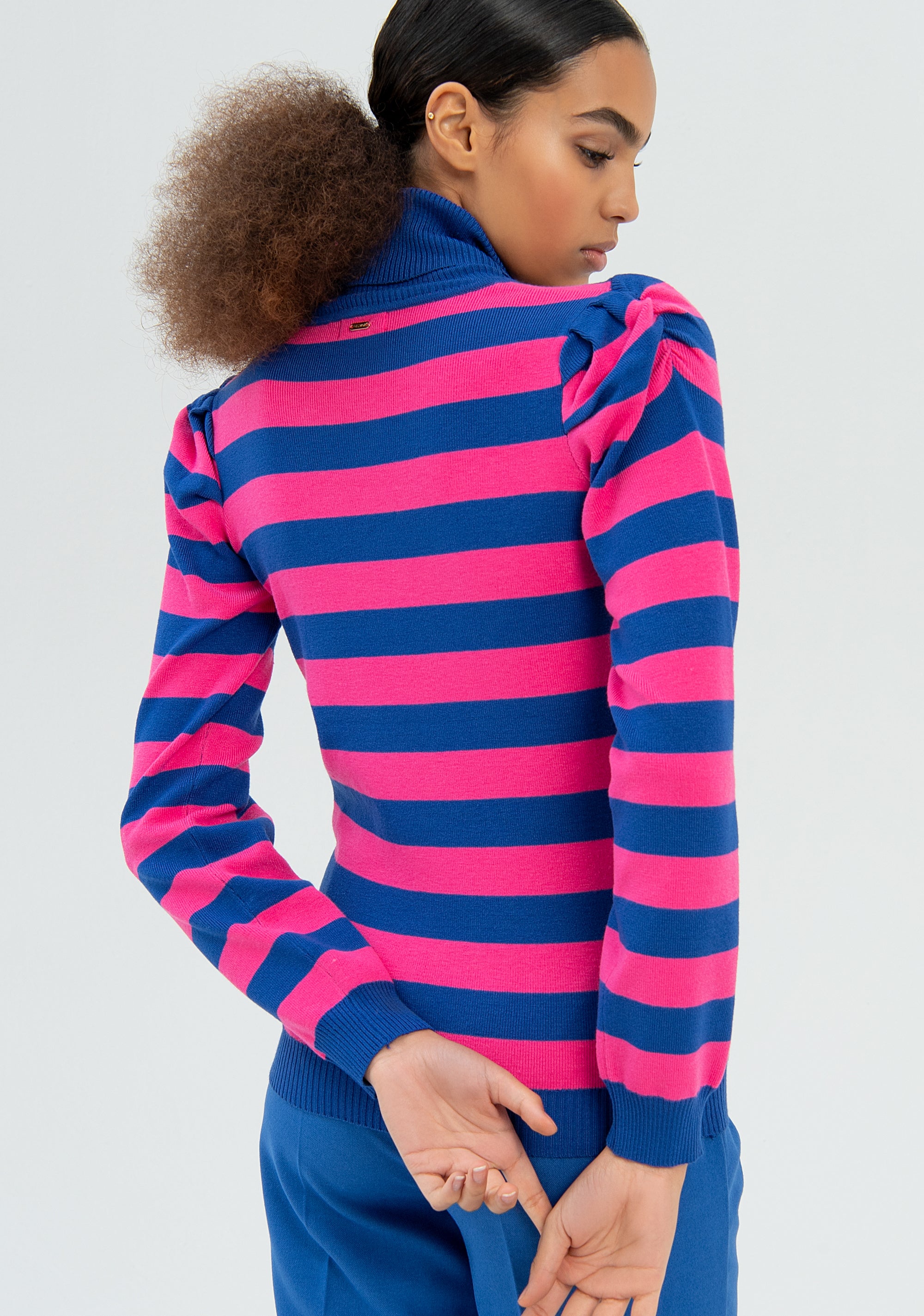 Knitwear regular fit with stripes Fracomina FR22WT7010K459N8-L24-3