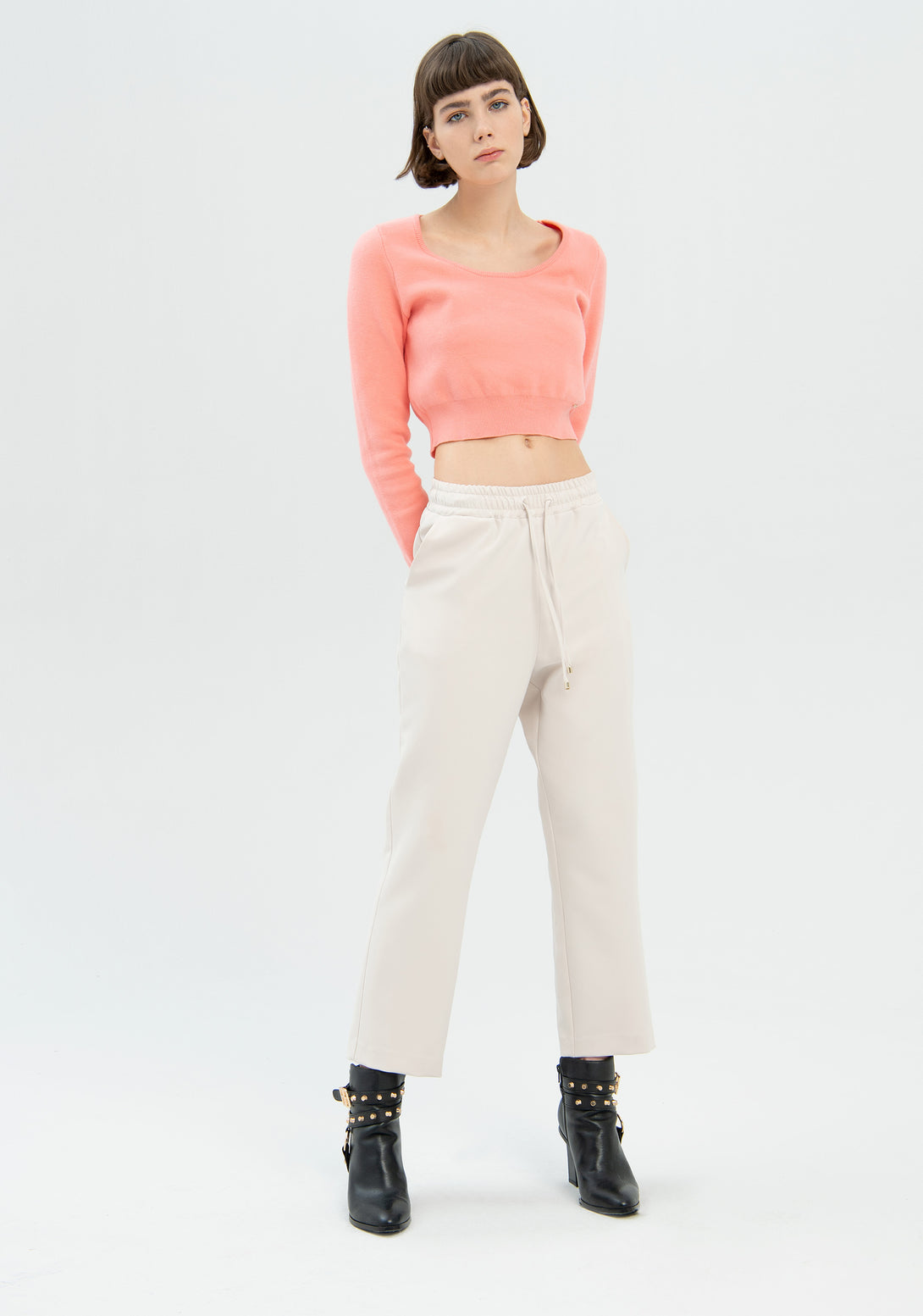 Chinos regular fit with high waist Fracomina FR22WV4003W42901-L38