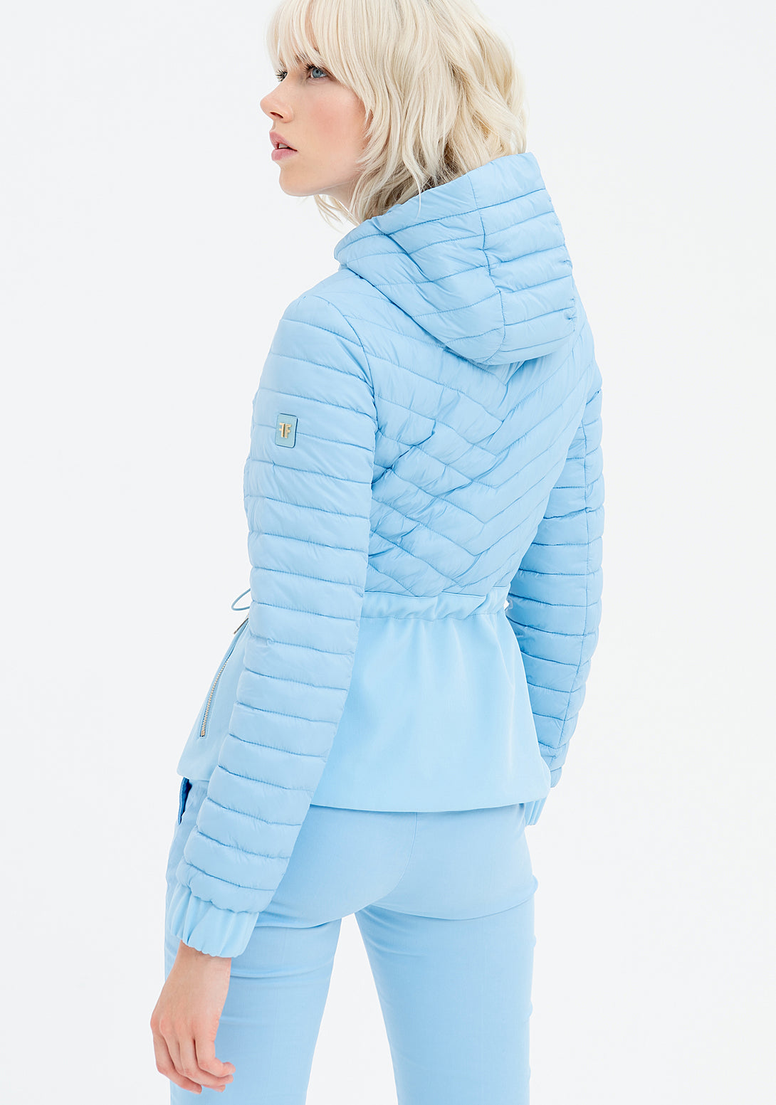 Padded jacket regular fit made in nylon Fracomina FR23SC3002O42301-175-3