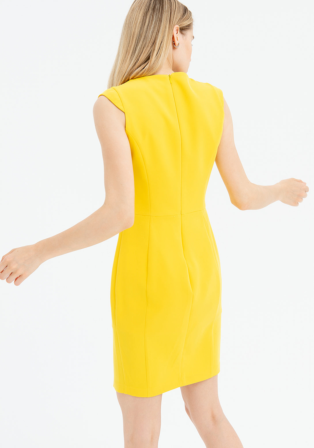 Sleeveless mini dress slim fit Fracomina FR23SD2001W42901-300-4