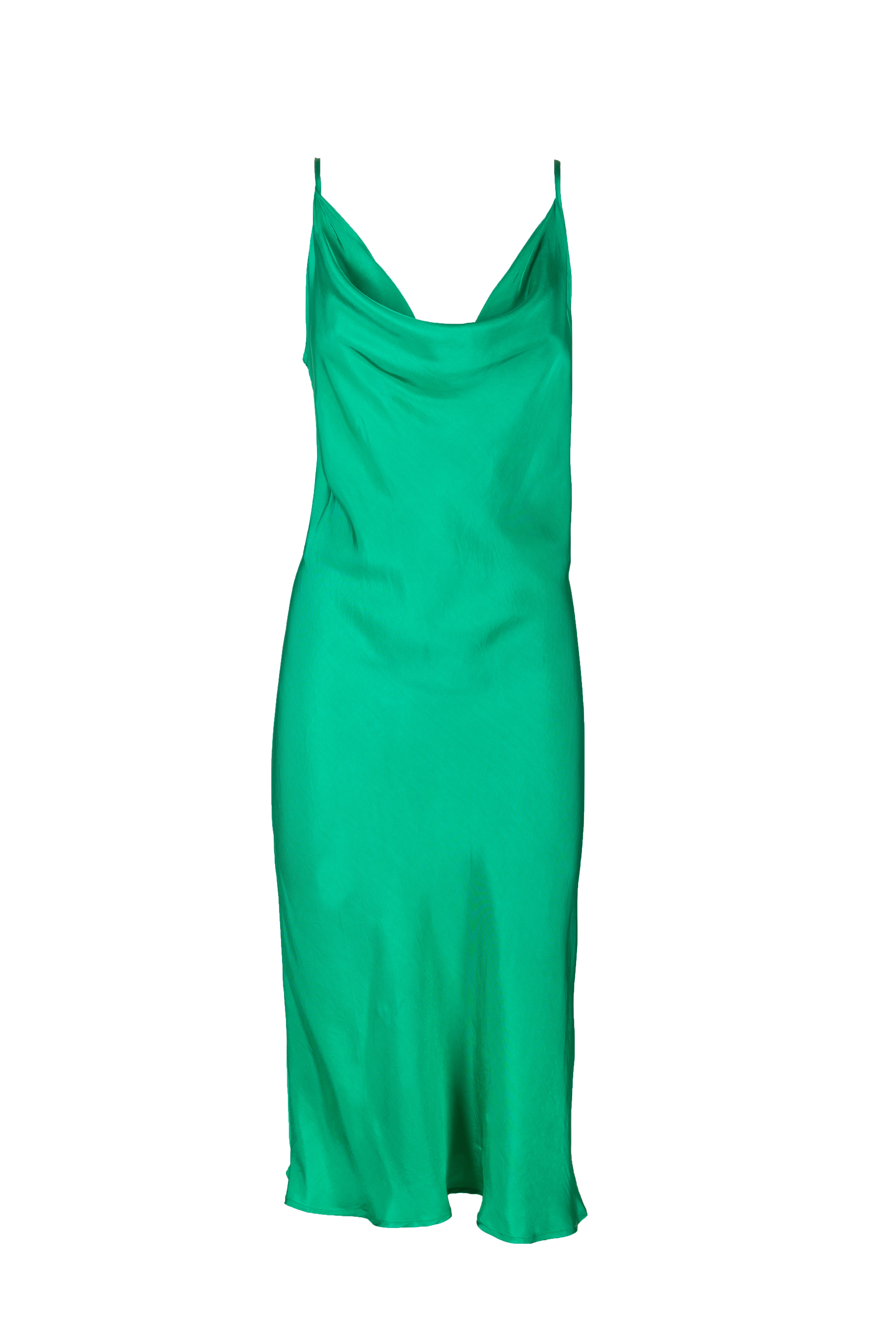 Sleeveless dress middle length made in satin Fracomina FR23SD2003W41301-152-1_68b03632-f51d-43f5-aa6b-34e43abf39cb