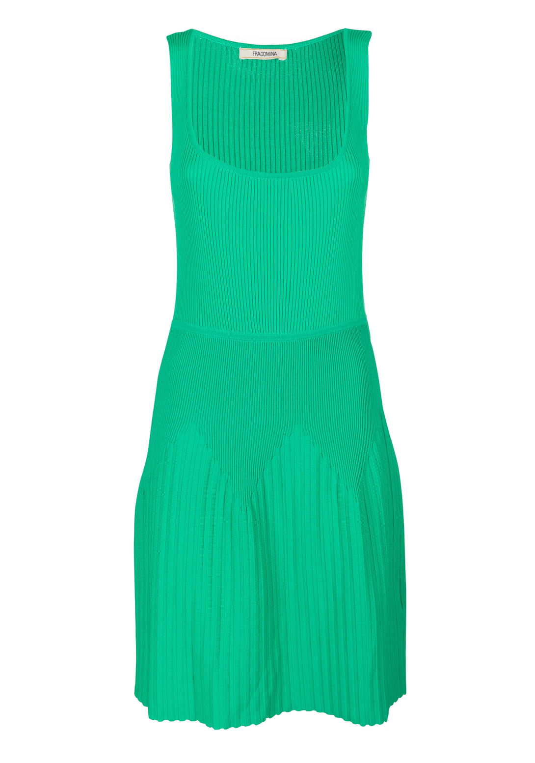 Knitted mini sleeveless dress with ribs Fracomina FR23SD5008K41401-152