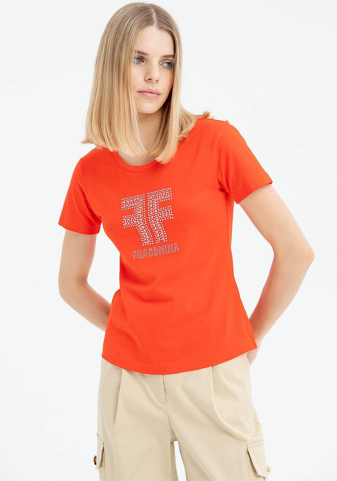 Textile - T-Shirt Con Fantasia Fruttata FP22ST3033J401N5 - Shirts