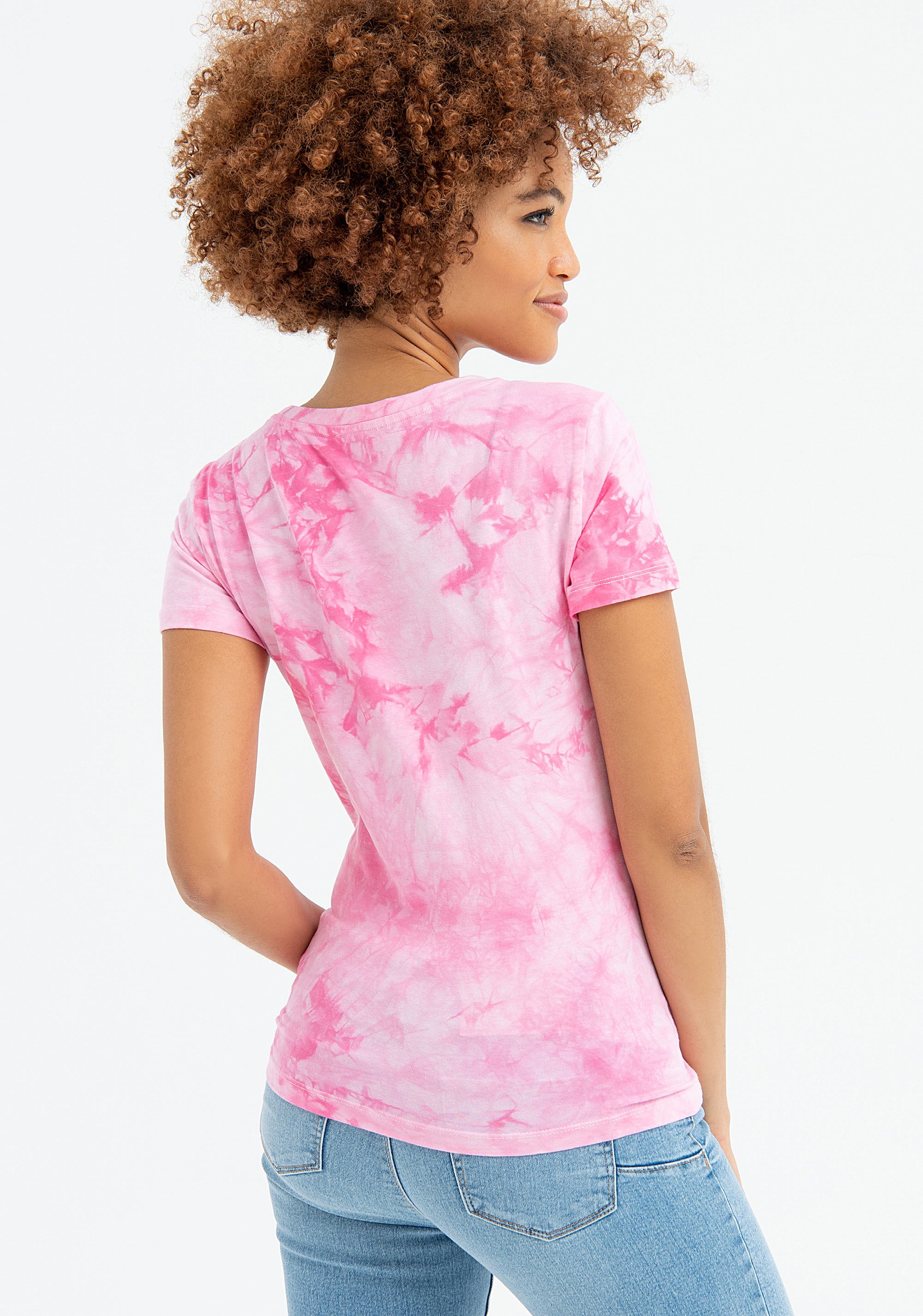 T-shirt regular fit made in jersey with tie dye effect Fracomina FR23ST3002J401O3-L89-3