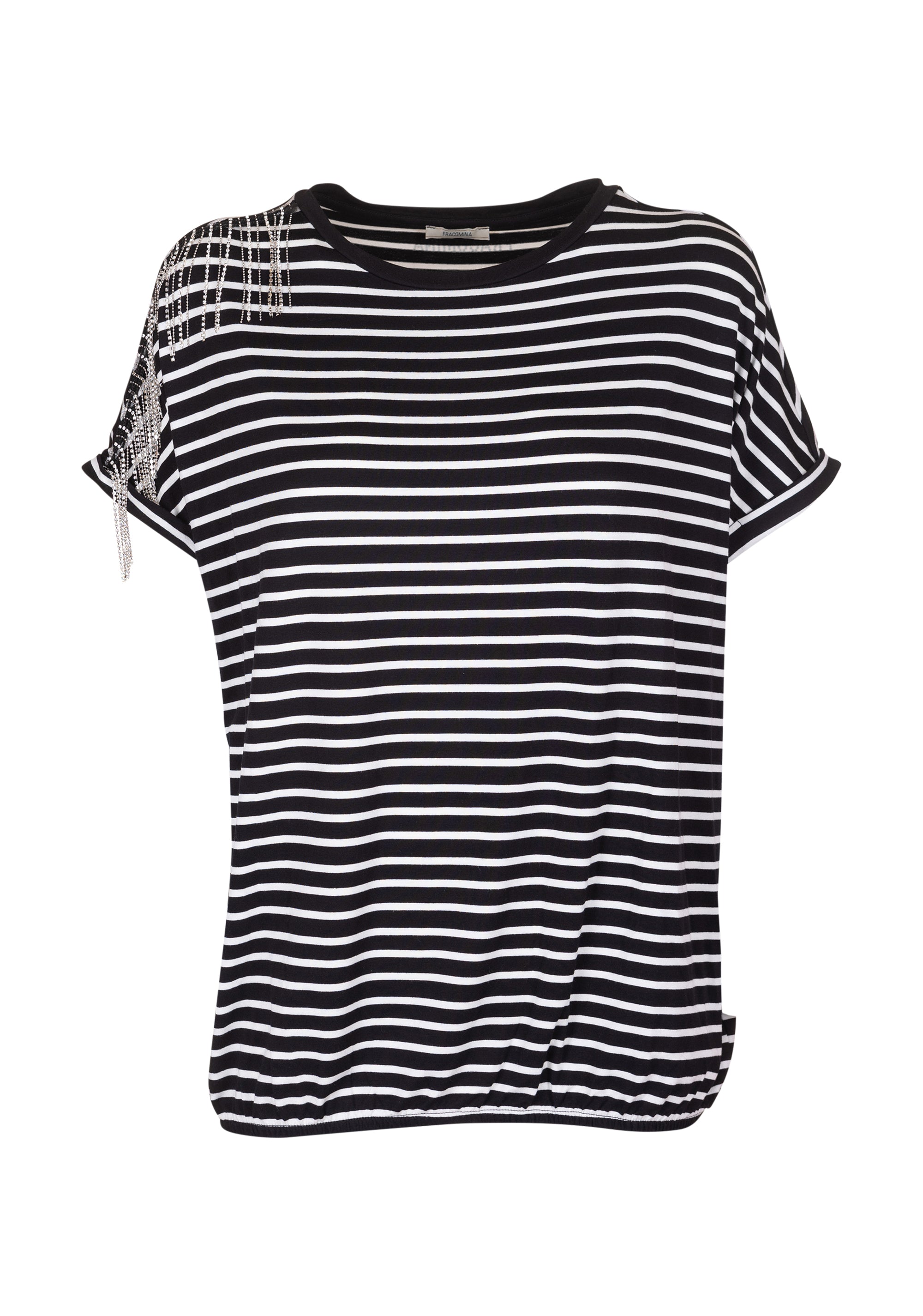 T-shirt regular fit with stripes Fracomina FR23ST3037J451N8-060-1_652eac20-014e-4aad-b13f-f5645c3c9b19