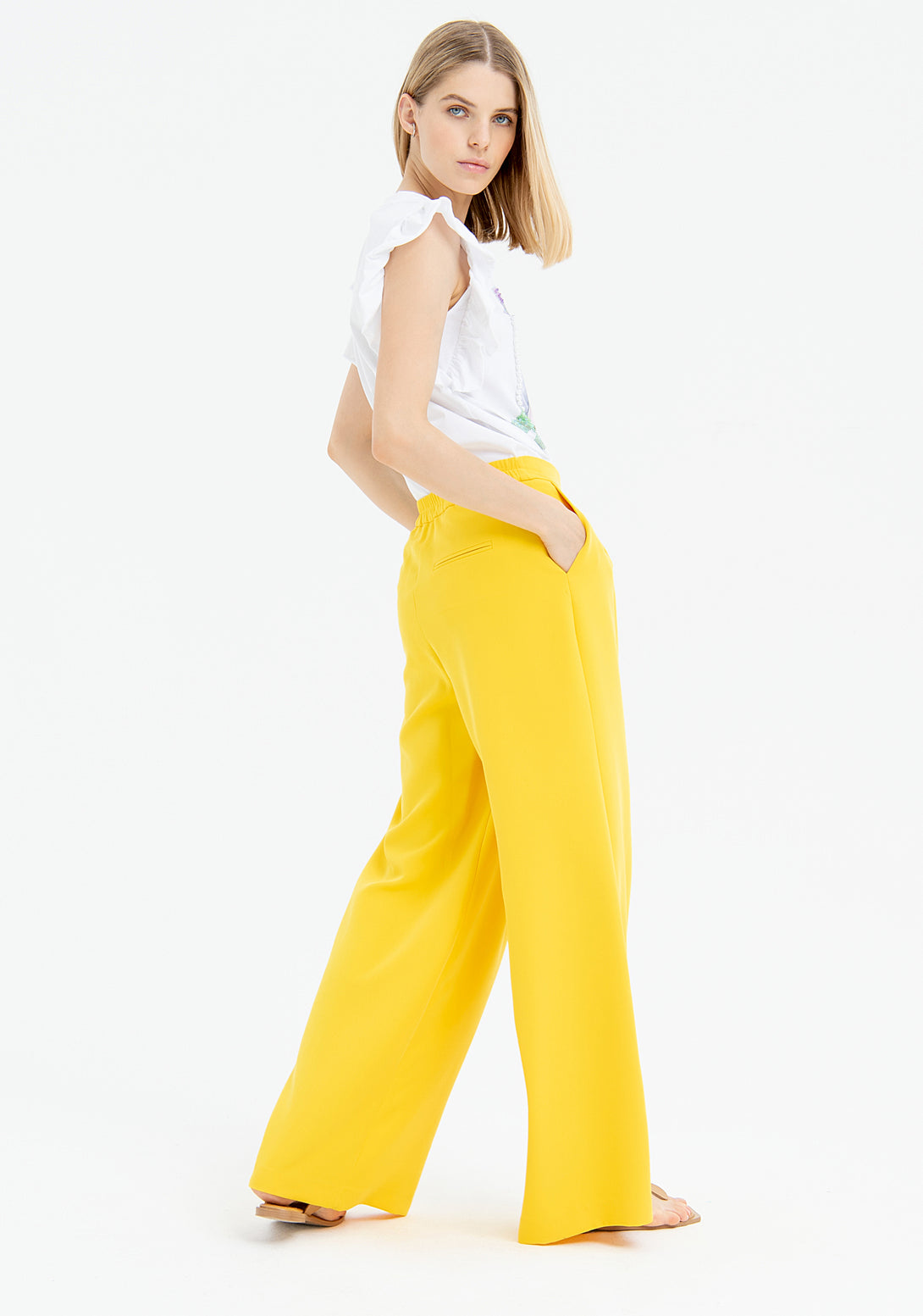 Palazzo pant wide fit Fracomina FR23SV3004W42901-300-5