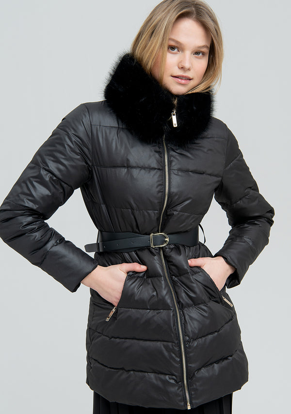 Long padded jacket regular fit Fracomina FS22WC3005O43001-053_2