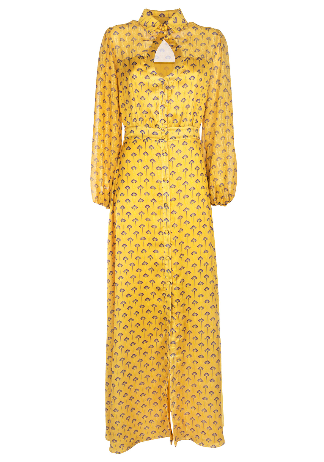 Long dress regular fit with Art Decò pattern Fracomina FS22WD3004W470N4