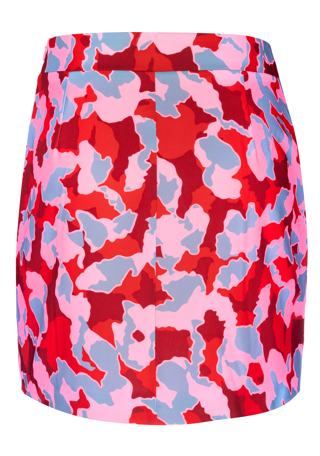 Mini sheath skirt slim fit with animalier pattern