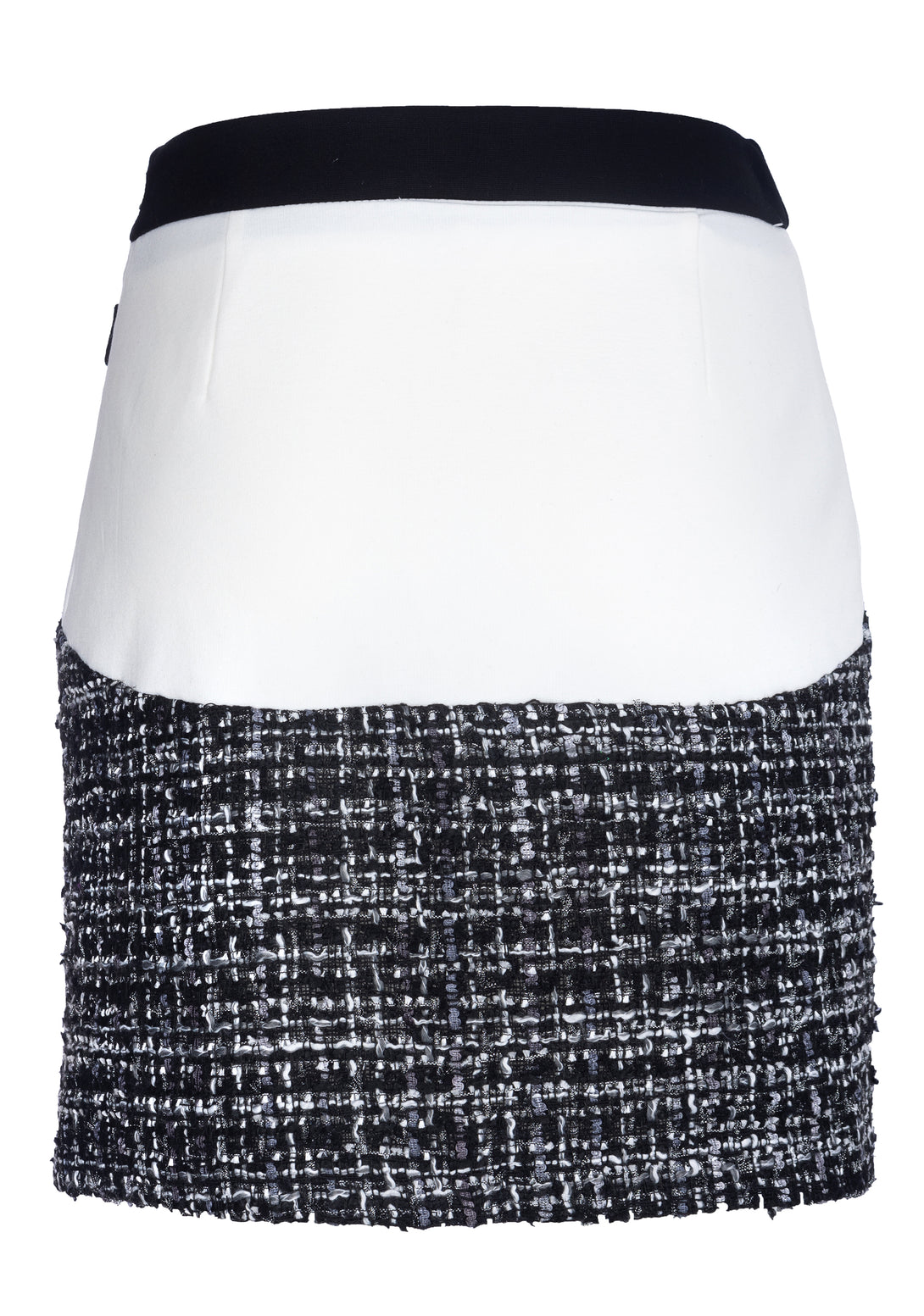 Mini skirt slim fit made in mixed fabrics