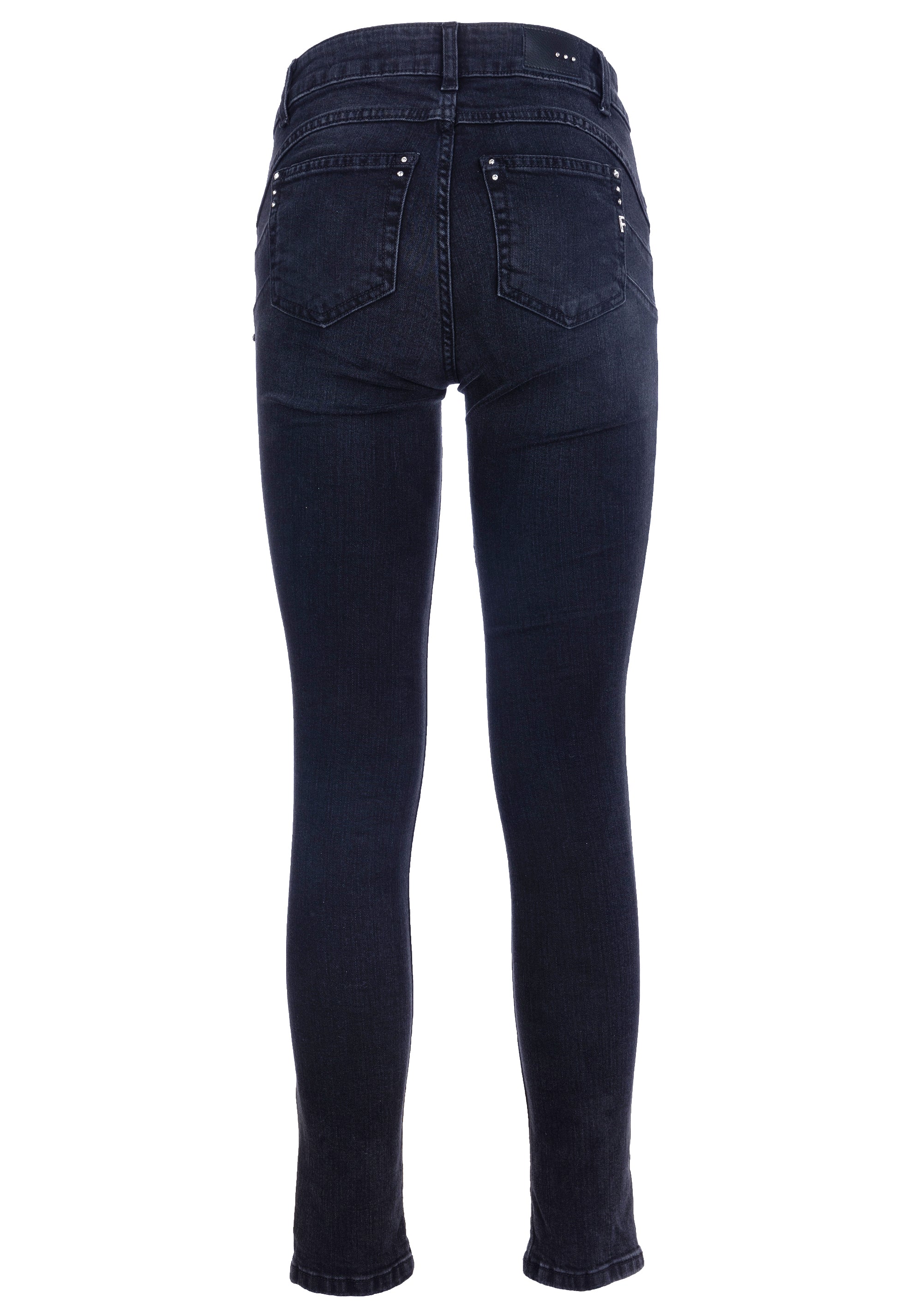 Jeans skinny fit with push-up effect made in color denim with dark wash Fracomina FS22WV1005D40193_2