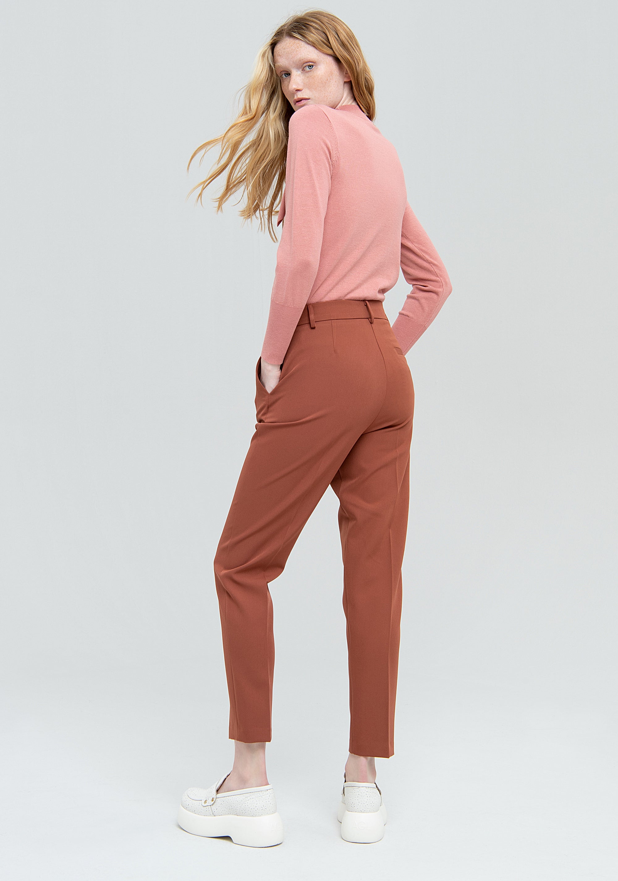 Chinos pant regular fit made in Milano stitch fabric Fracomina FS22WV4002W42901-L66_4