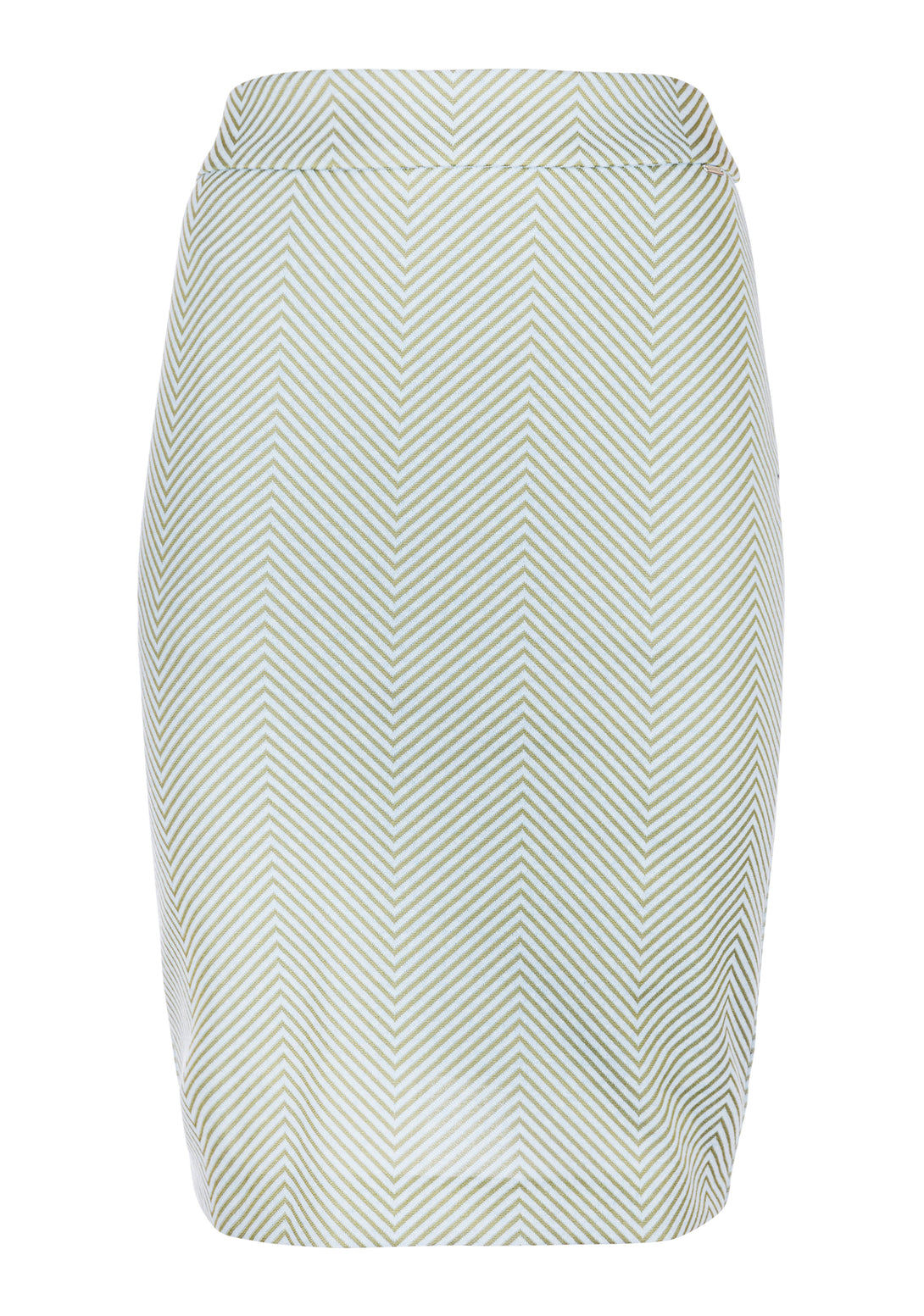 Sheath dress regular fit, middle length, with geometric pattern