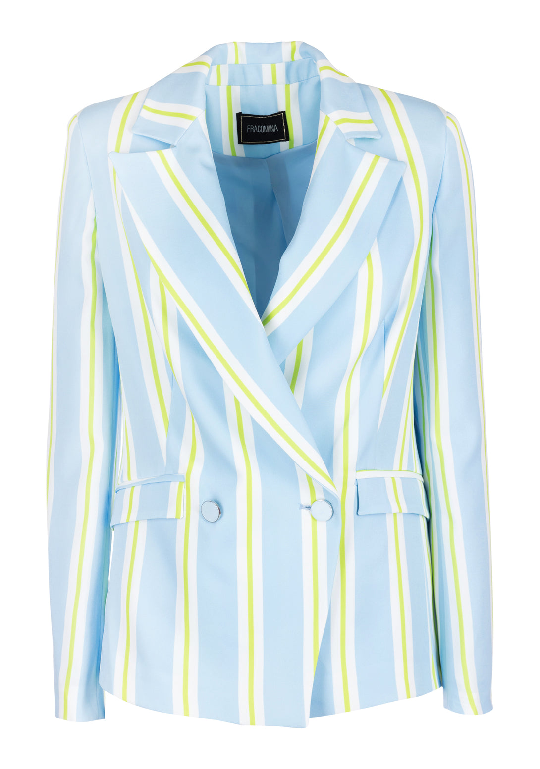 Blazer jacket regular fit, double breasted, with stripes