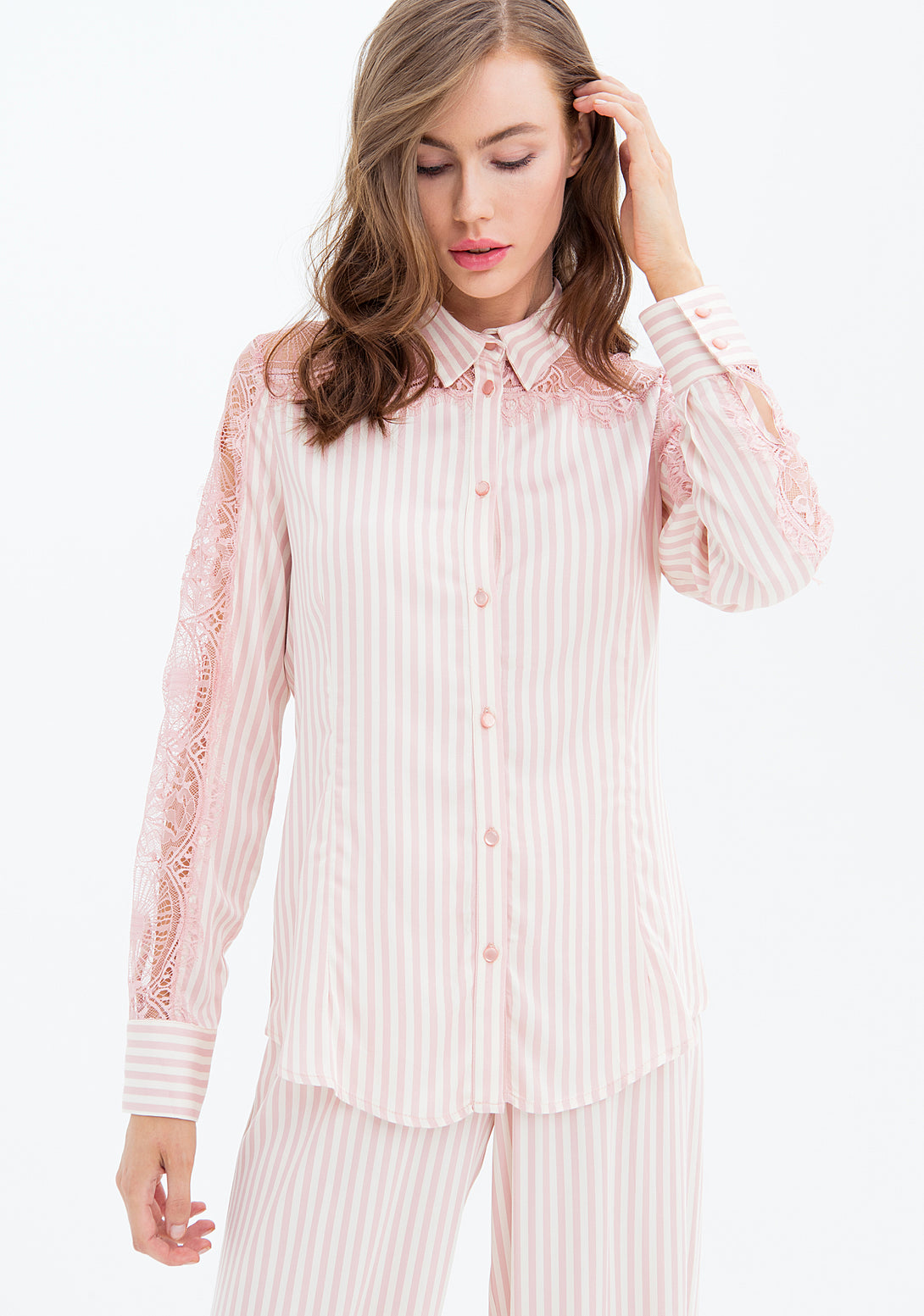 Shirt regular fit with stripes Fracomina FS23ST6001W451G1-226-1