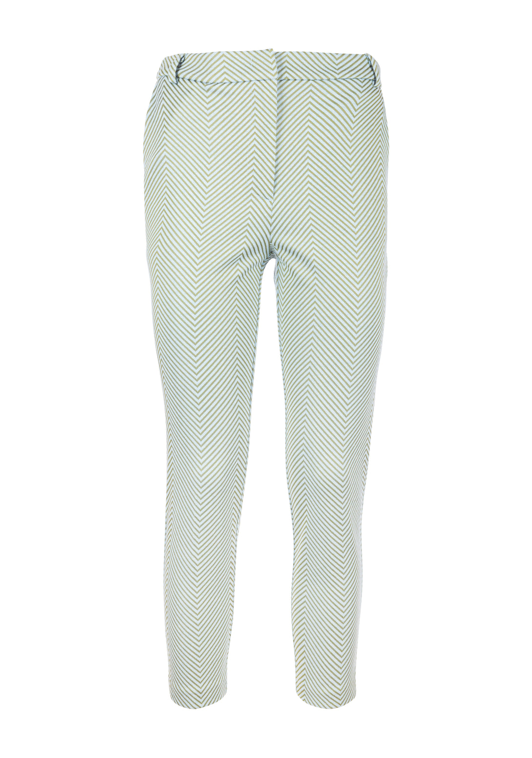 Pant slim fit with geometric pattern