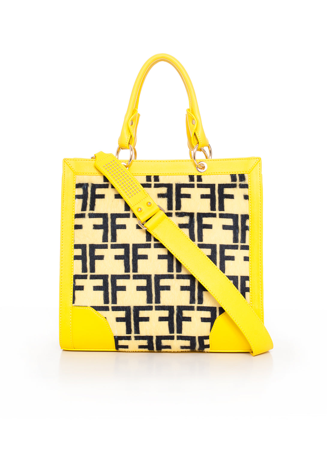 Tote bag made in eco leather with logo detail